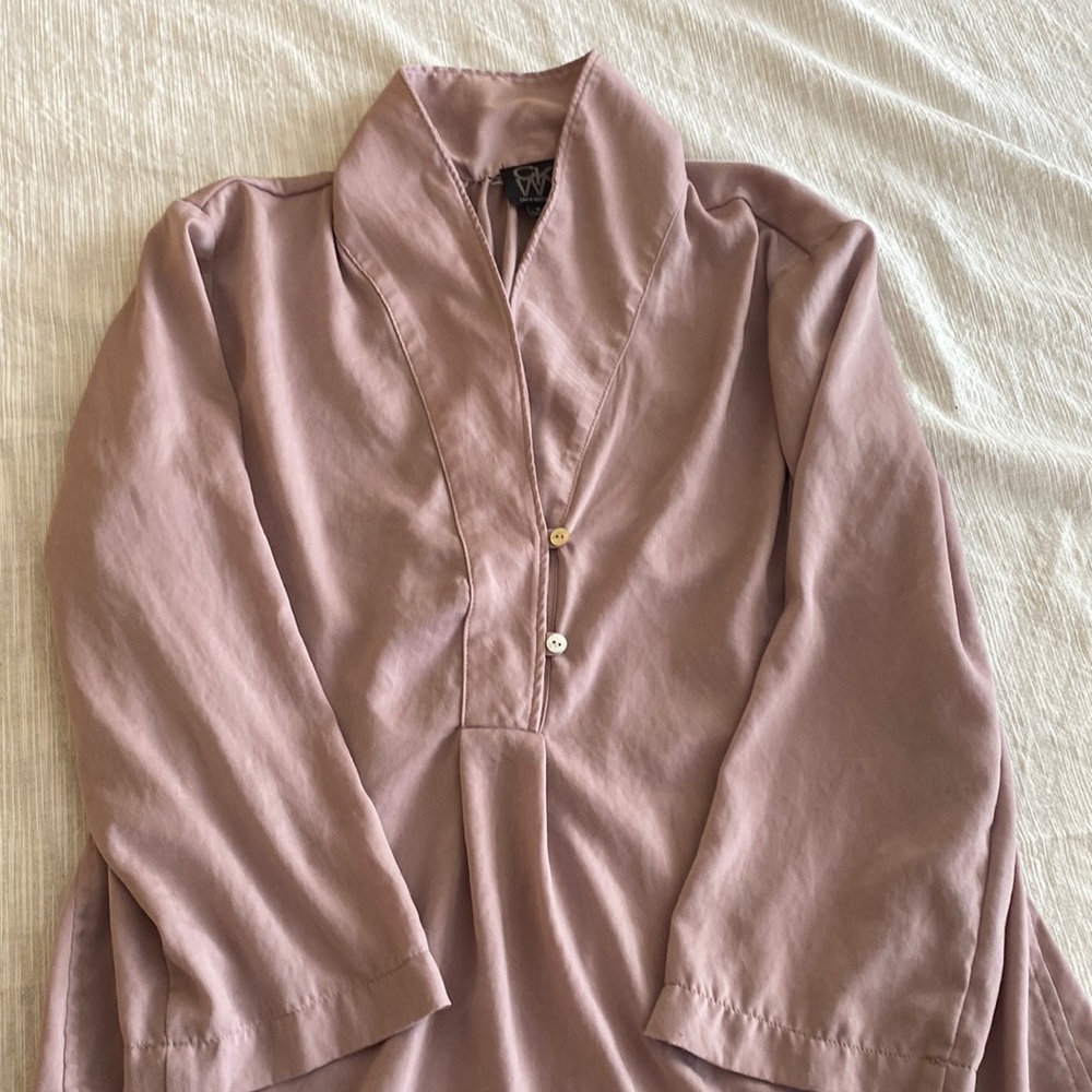 Womans blouse with buttons